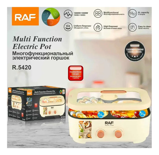 Olla Arrocera Multifunción Raf R.5420 – 6 Litros 1000W
