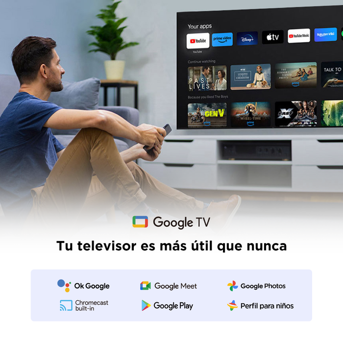 TV iFFALCON 50" LED 4K UHD Google TV by TCL