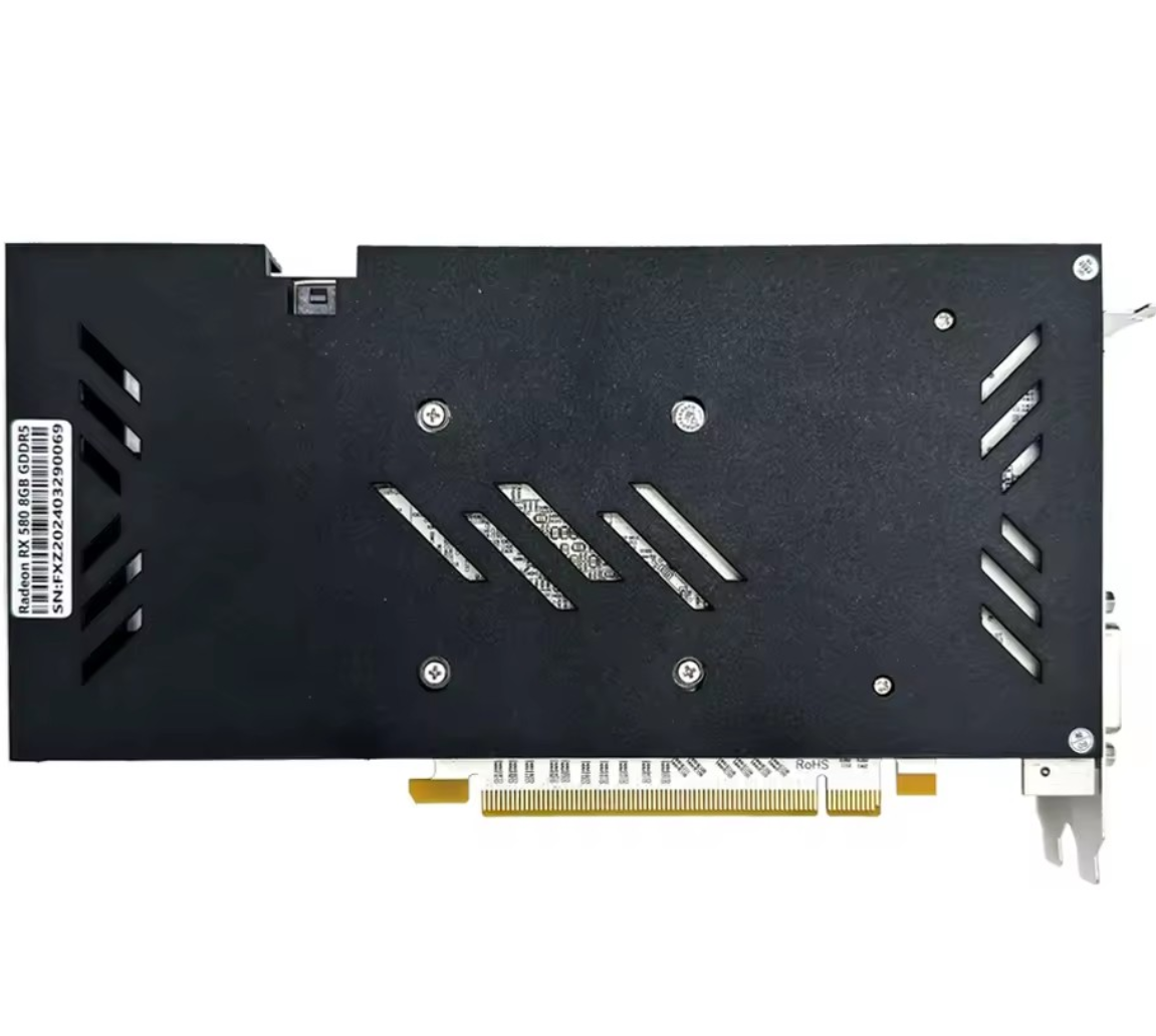 Tarjeta Gráfica Reacondicionada MOUGOL AMD Radeon RX580 – 8GB GDDR5, PCIe 3.0 x16, HDMI/DVI para Gaming
