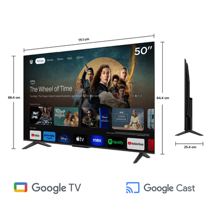 TV iFFALCON 50" LED 4K UHD Google TV by TCL